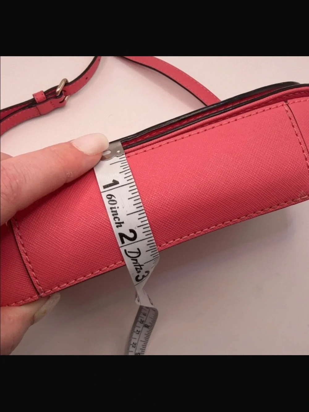 kate spade Coral Pink Crossbody Bag with Gold-Tone Plaque